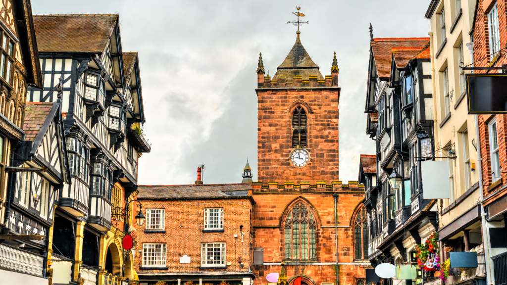 high street in England