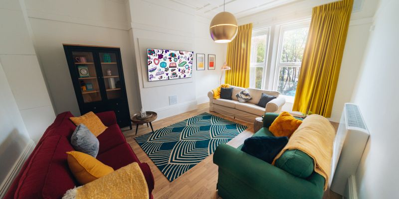 Front room in a Juno children's home 