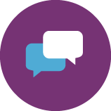 Resource speech bubbles