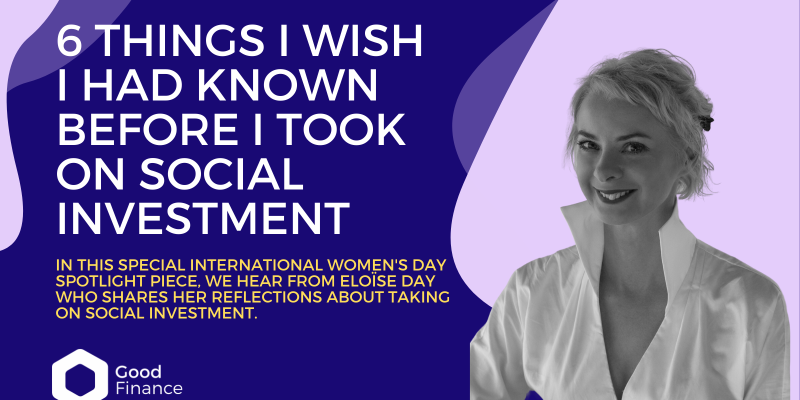 6 Things I Wish I Had Known Before I took on Social Investment