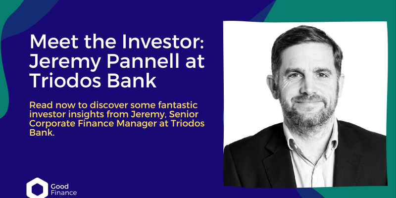 Jeremy Pannell at Triodos Bank